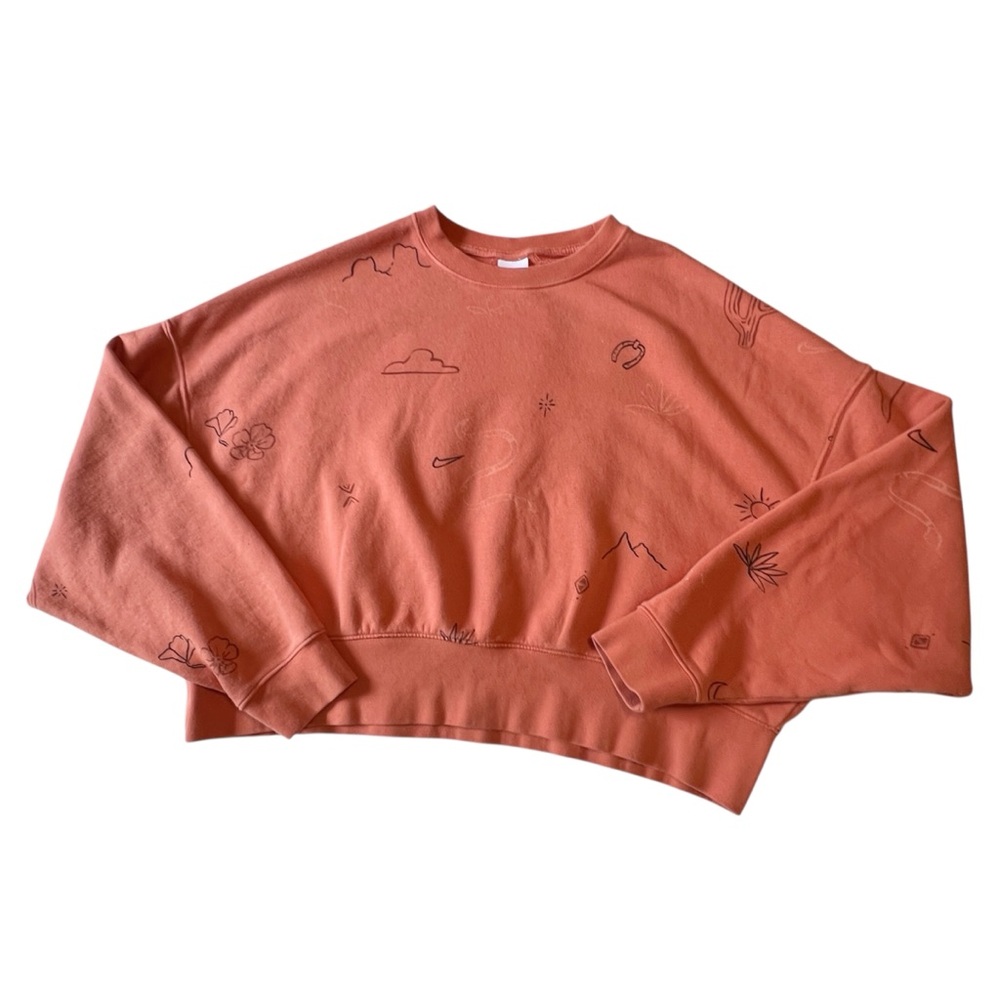 Nike Desert Print Raglan Sweatshirt L - Picture 9 of 9